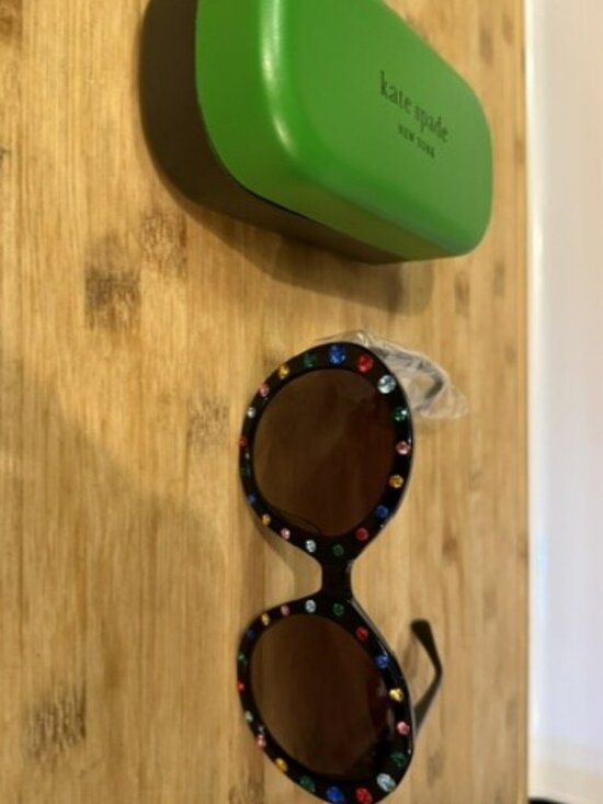 Kate Spade New York Retro zya 55mm gradient round sunglasses main image 5
